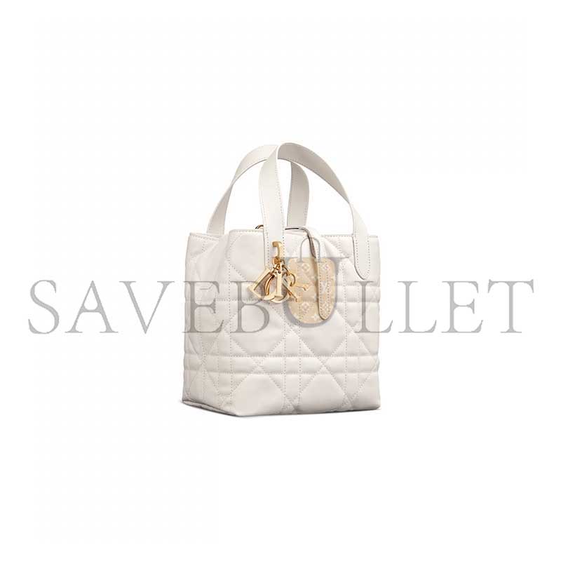 DIOR SMALL DIOR TOUJOURS VERTICAL TOTE BAG M2835OSNW_M030 (18*16*12cm) DIOR SMALL DIOR TOUJOURS VERTICAL TOTE BAG M2835OSNW_M030 (18*16*12cm)